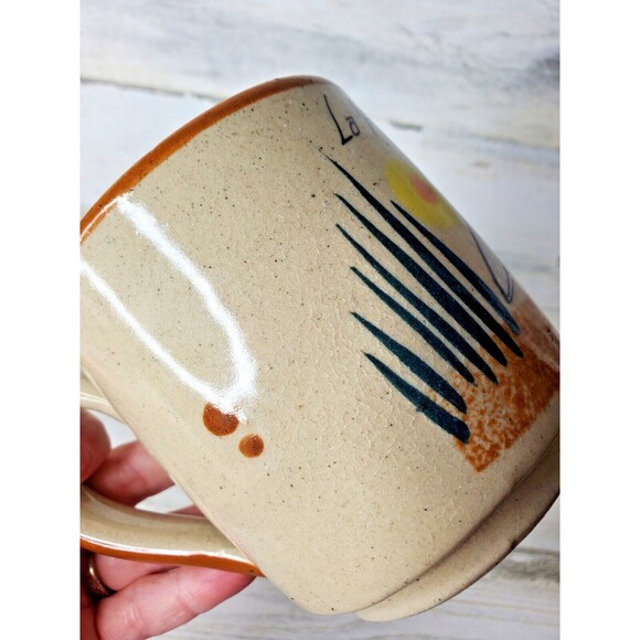 La Paz, B.C. Souvenir Hand Painted Mexican Folk Art Coffee Mug Whale Shark READ! - Picture 6 of 10